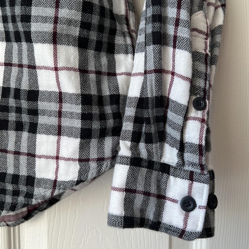 Express Plaid Button Down Shirt. Euc - image 5